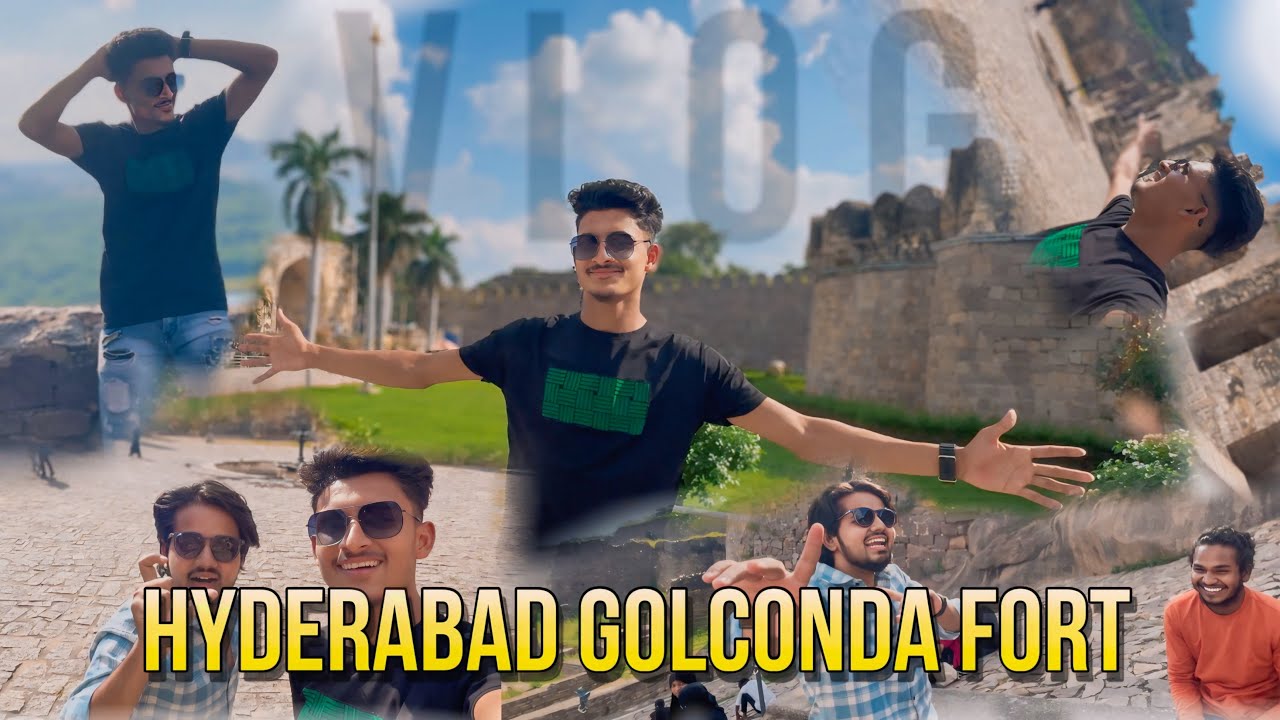hyderabad ❤️ golconda fort  Tour Vlog #golconda