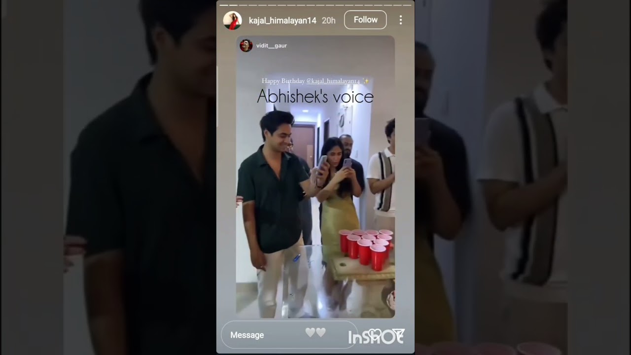 abhishek and manisha on kajal's birthday #fukrainsaan #manisharani #abhisha #trending #viralshorts