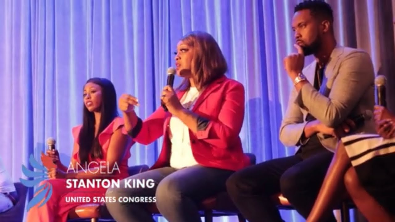 Angela Stanton King debates at Panel for The 2020 Solutionary Summit