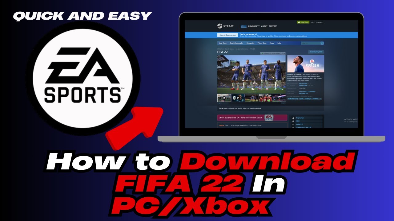 How to Download FIFA 22 In PC/Xbox | FIFA 22 Game | FIFA