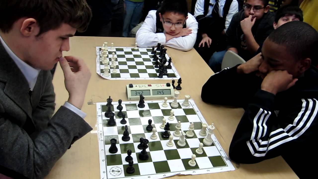 GM Magnus Carlsen vs NM James Black