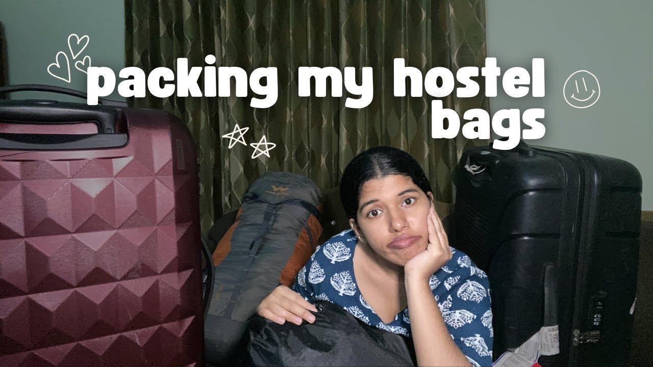 Leaving for College | Hostel Bag Packing Vlog 🎒✨