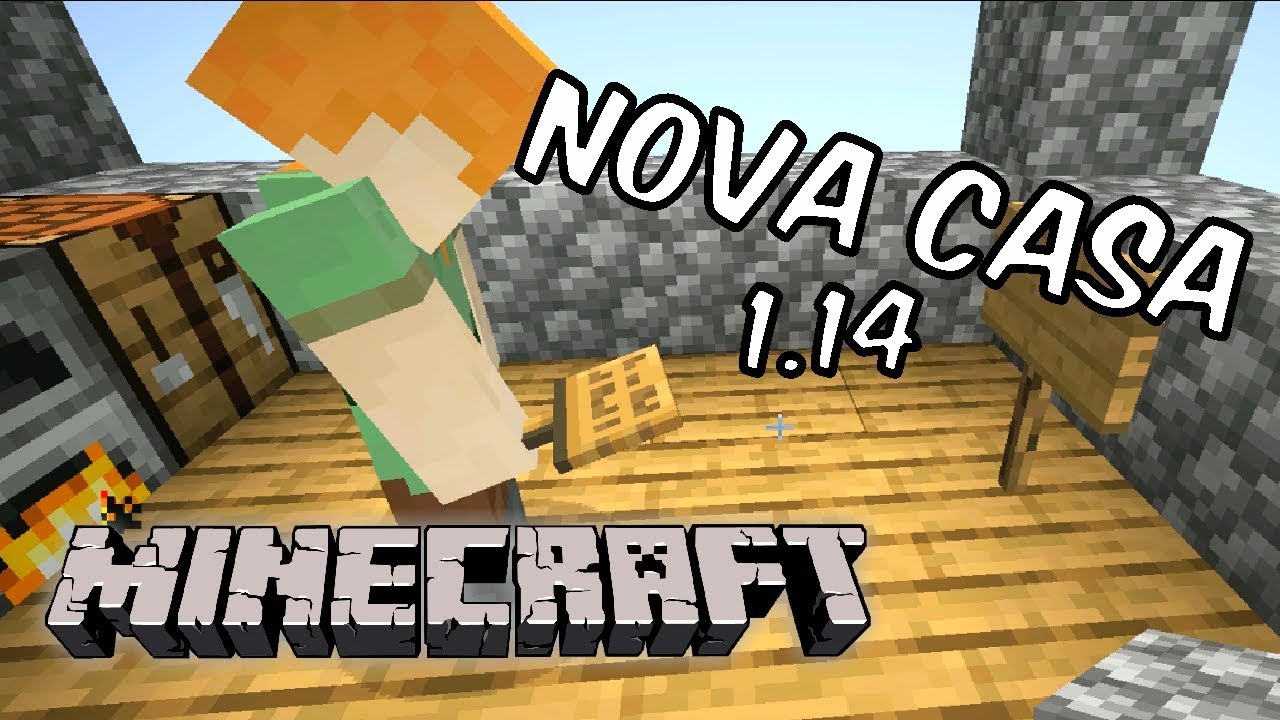 MINECRAFT SURVIVAL 1.14 #2: CONSTRUINDO CASA NO TOPO DA MONTANHA!