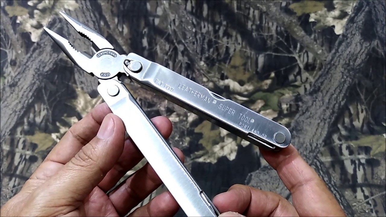 Navaja LEATHERMAN, USA, modelo SUPER TOOL serie HEAVY DUTY