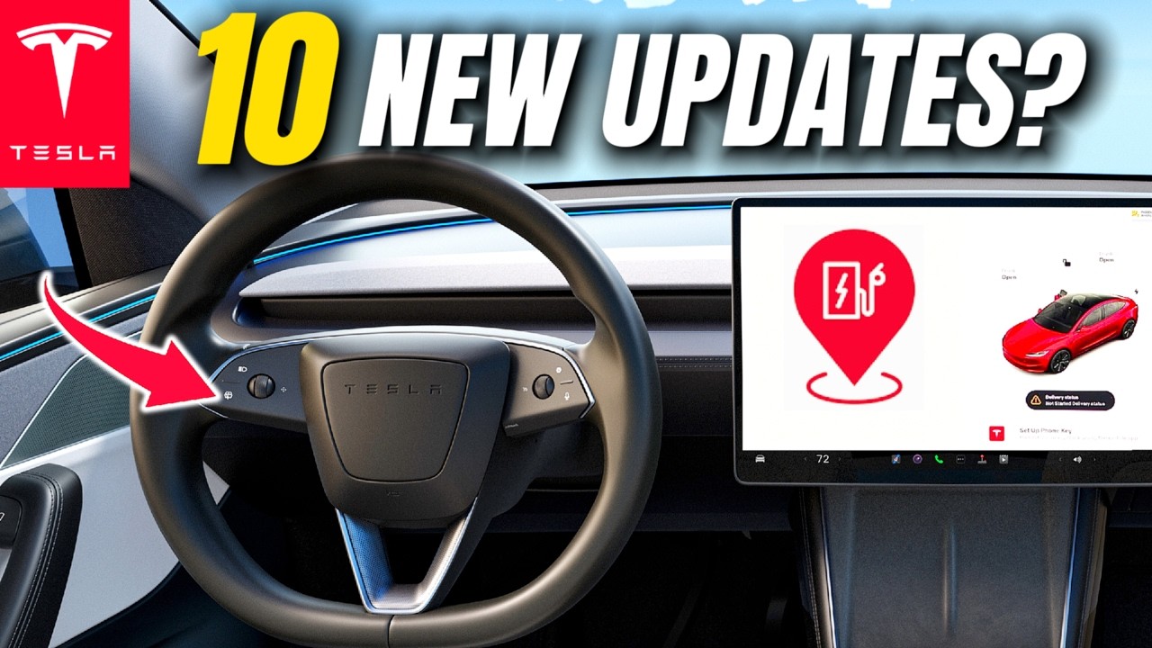 10 ВАЖНЫХ обновлений функций Tesla: они уже здесь?