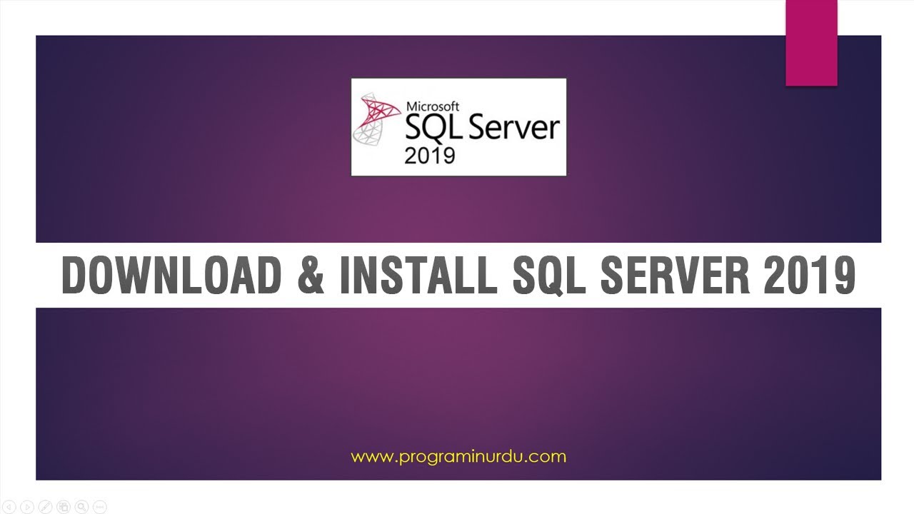 SQL Server Tutorials In Urdu/Hindi - Download and Install SQL Server 2019