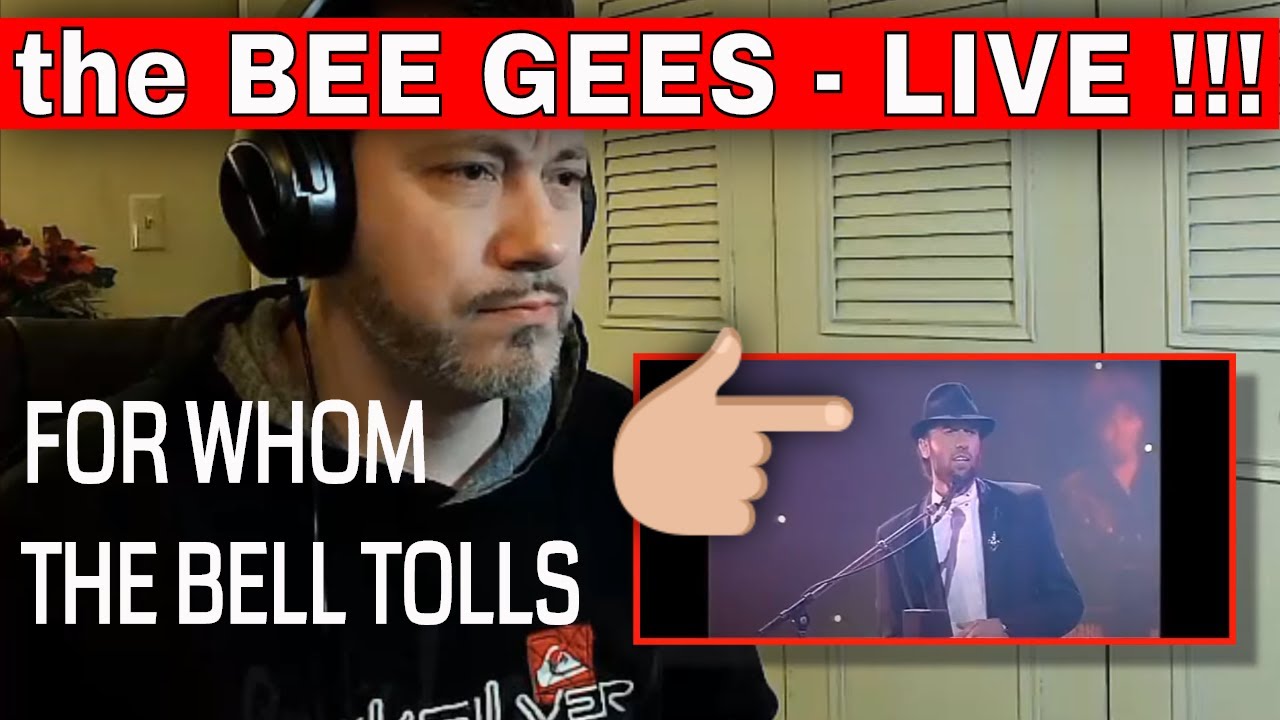 My take on the Bee Gees - For Whom The Bell Tolls (1993) | REACTION