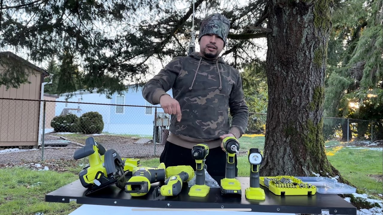 Colocamos los accesorios a las herramientas  Ryobi ￼ y las ponemos a prueba ￼