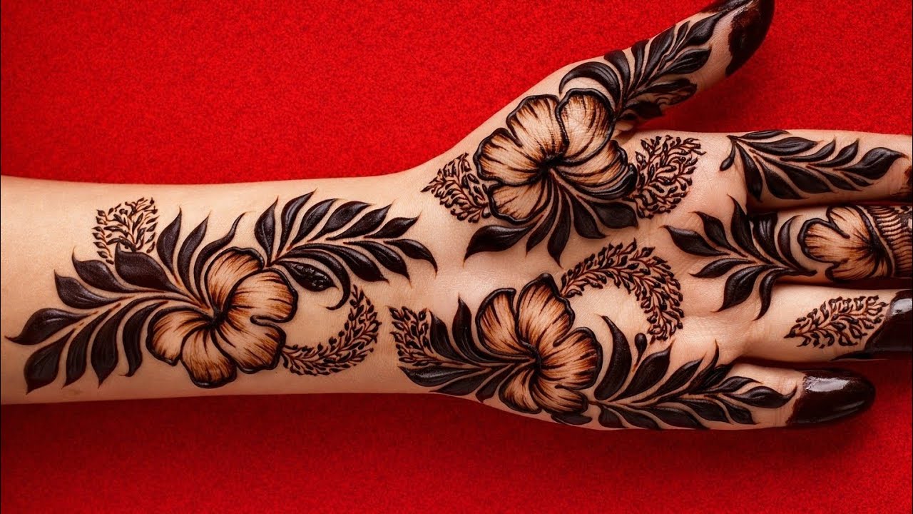 Very beautiful front hand mehndi design | simple and attractive Mehndi designs 