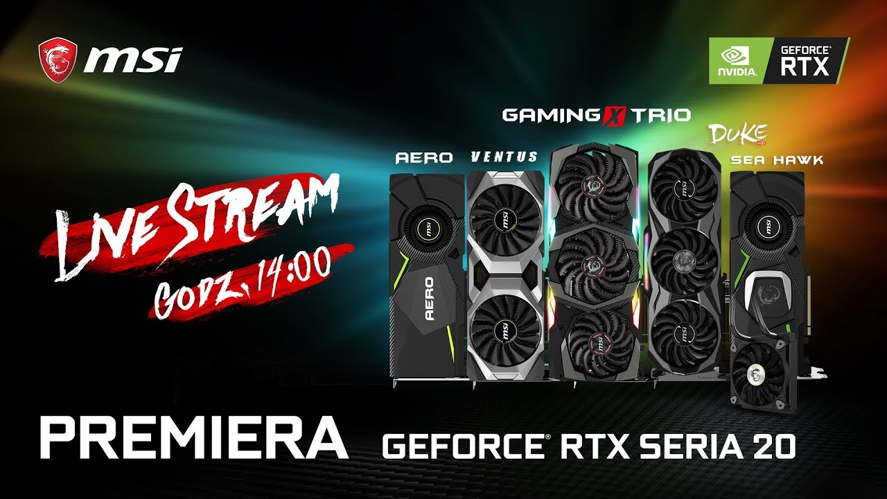 Nowa Era Gamingu - Premiera MSI GeForce® RTX seria 20 + Optix MAG271CR | MSI