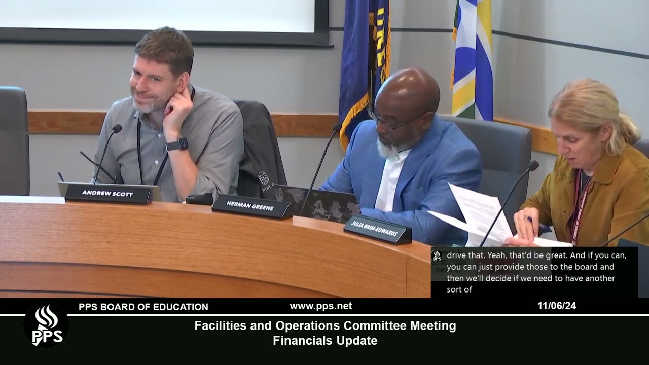 2024-11-06 Board of Education&rsquo;s School Facilities Improvement Oversight Committee