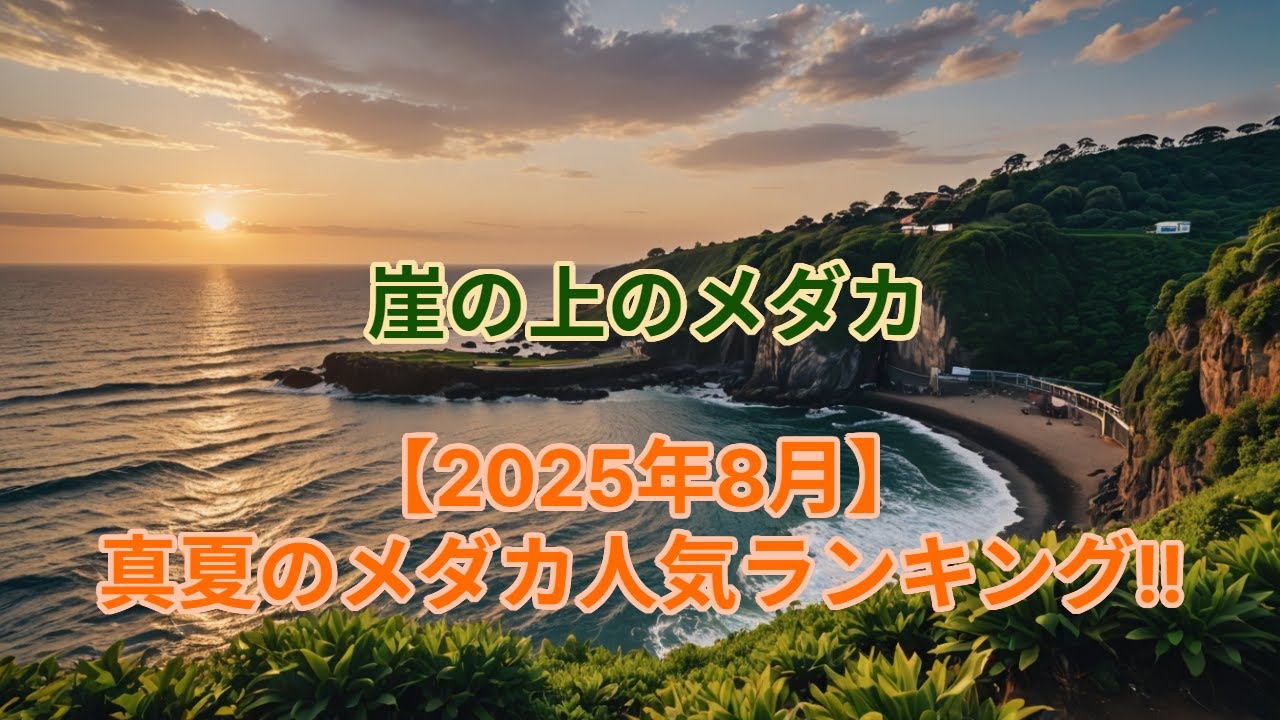 【8月】真夏のメダカ販売数ランキングTOP10‼夏の時期に売れた人気のメダカは⁉話題の金閣が初登場！【崖の上のメダカ】