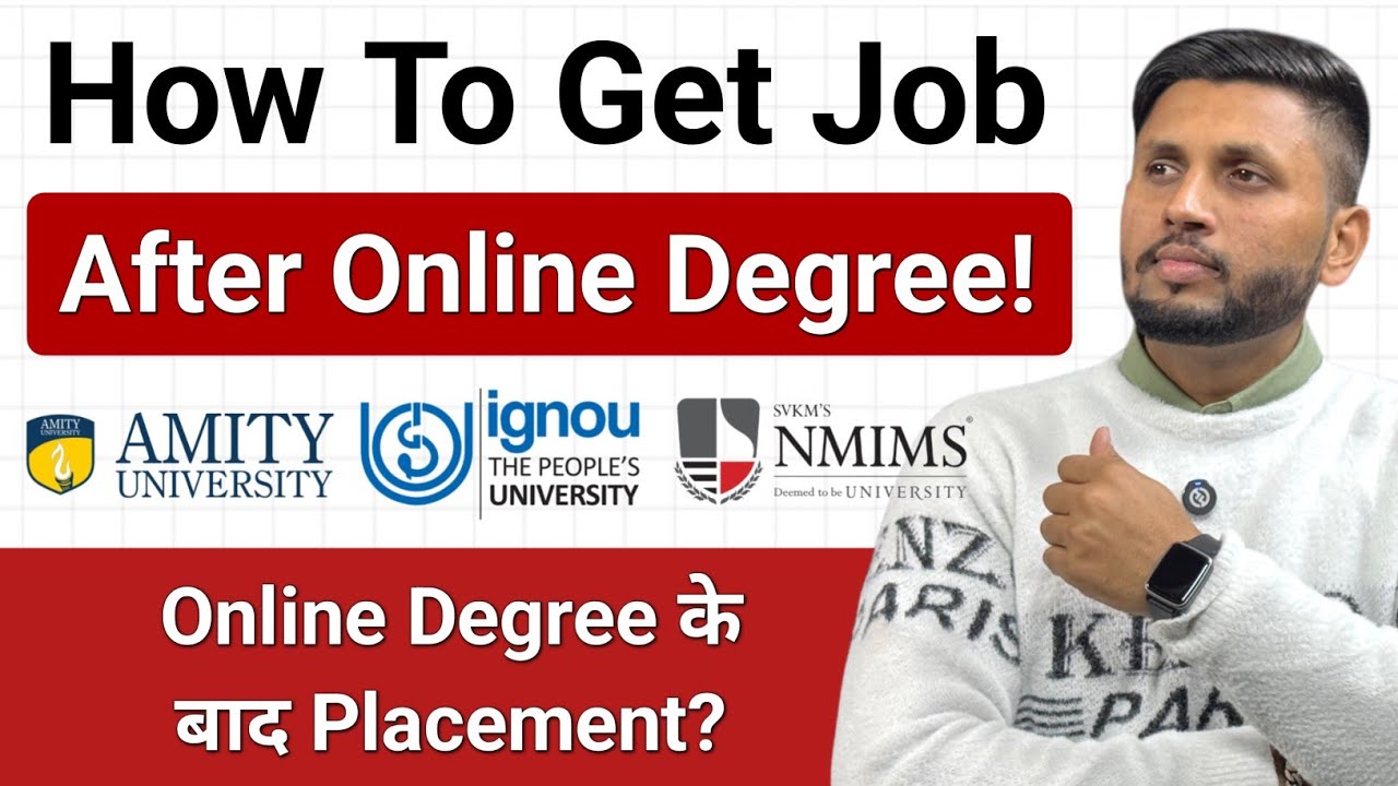How to Get a Job After Online Degree? | Online University Placement Guide | Online Degree