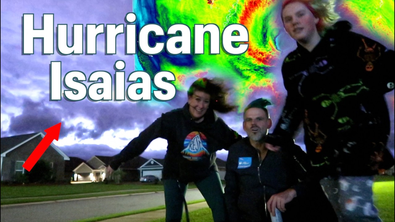 Riding Out Category 3 Hurricane Isaias!