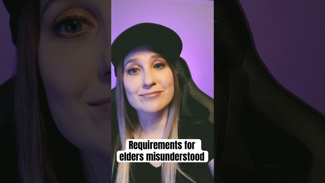 Requirements for elders misunderstood