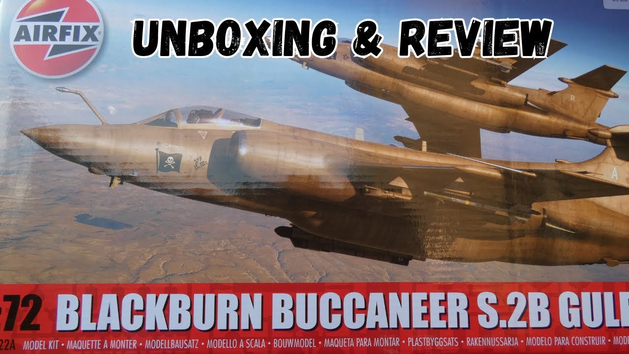 Распаковка и обзор модели Airfix Blackburn Buccaneer в масштабе 1/72