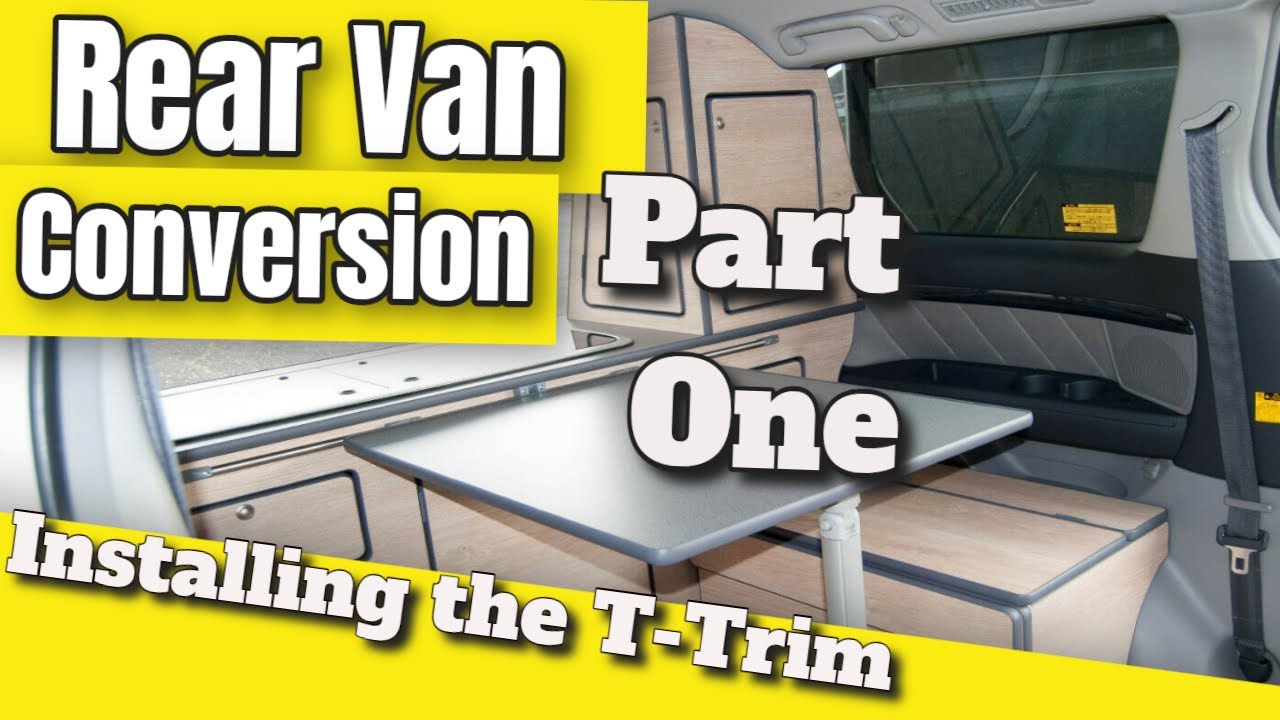 Installing the T-Trim onto the Flat Pack rear conversion.