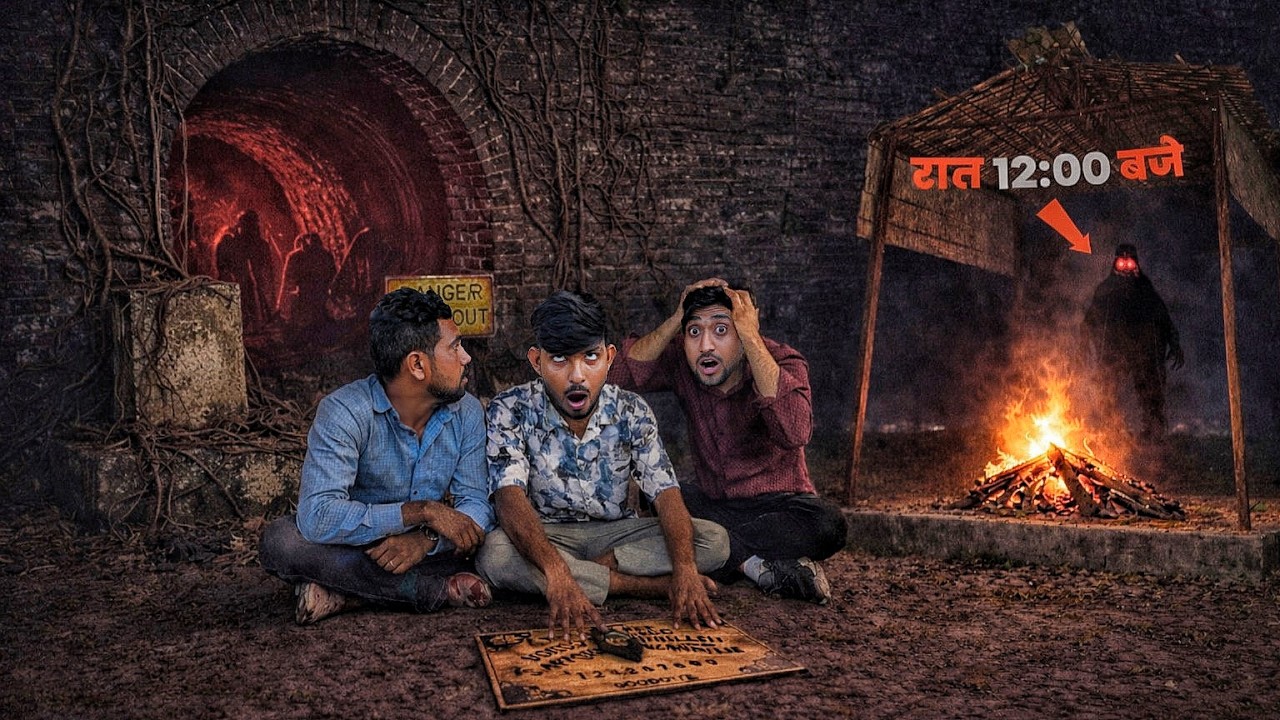Raat 12 Baje Shamshan Ghat Mein Ahuja Board Ghost Challenge
