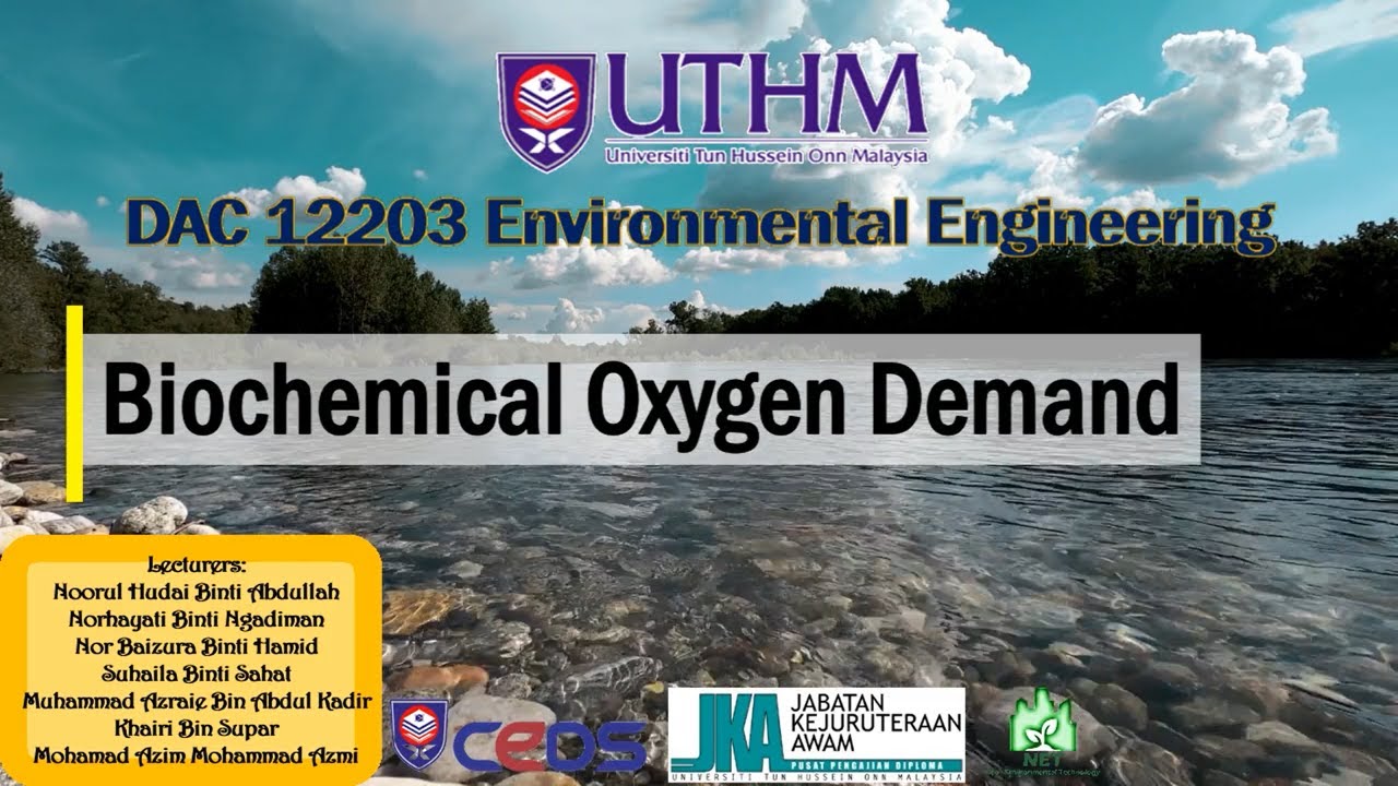 Biochemical Oxygen Demand (BOD)-Environmental Engineering Laboratory