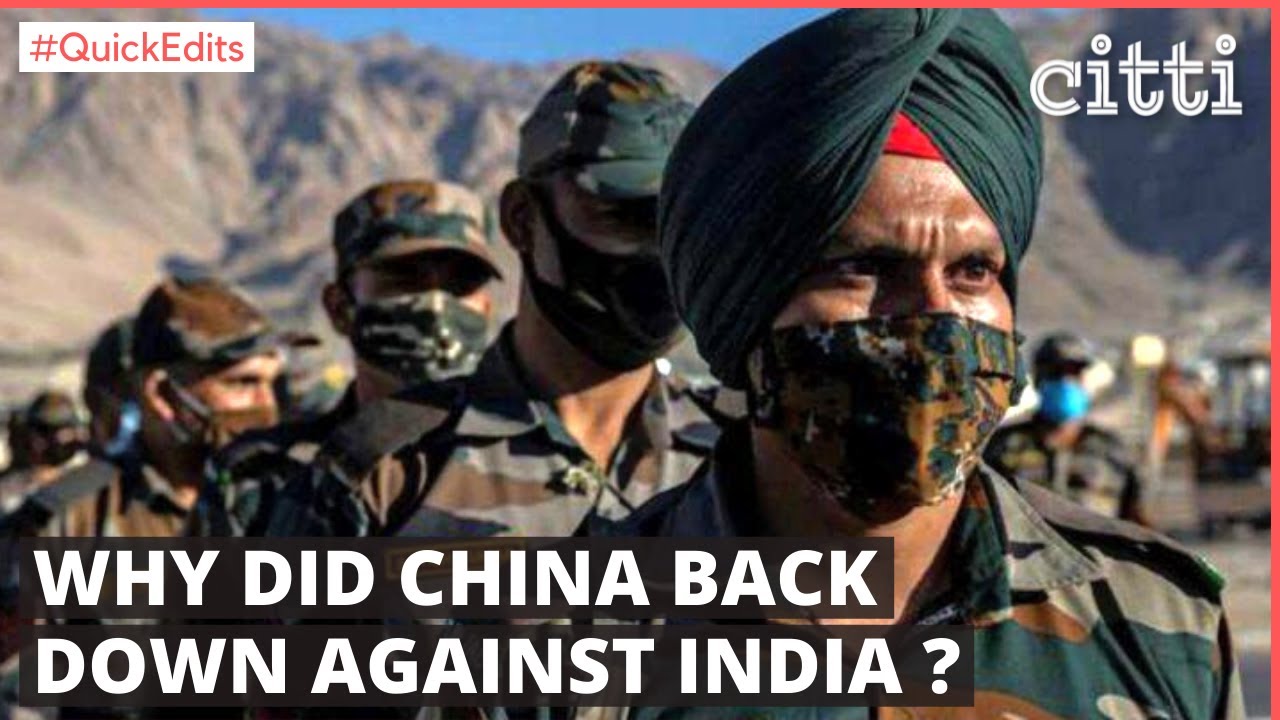 Why did China back down against India in Ladakh ? Lt. Gen. Prakash Menon explains