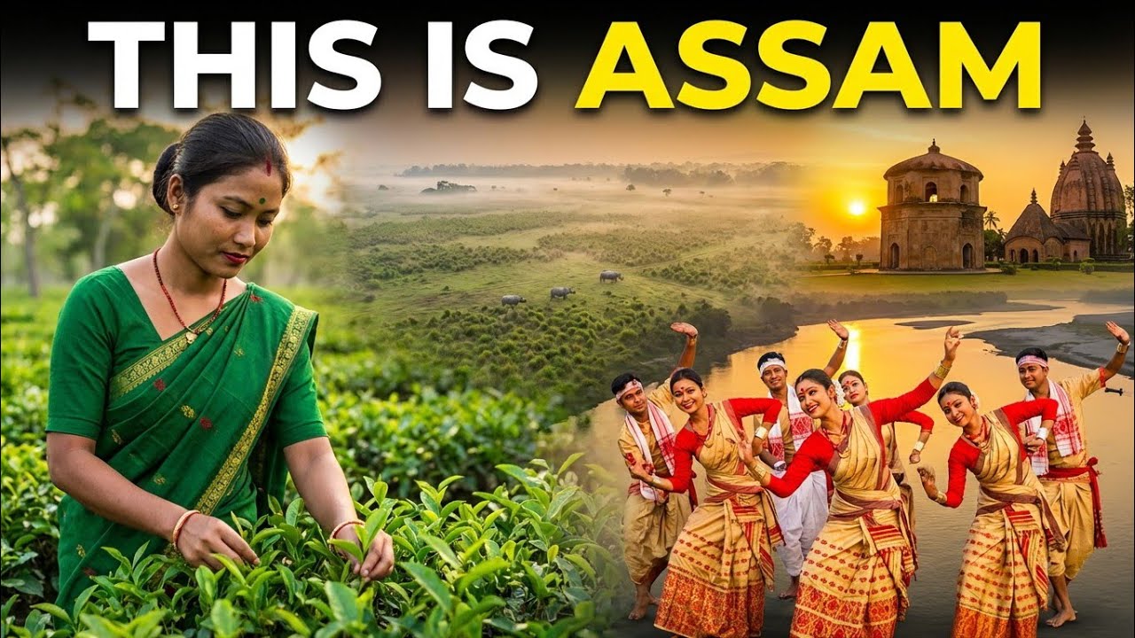 Why Assam Is India’s Most Beautiful Hidden Gem? | Tea, Brahmaputra & Kaziranga