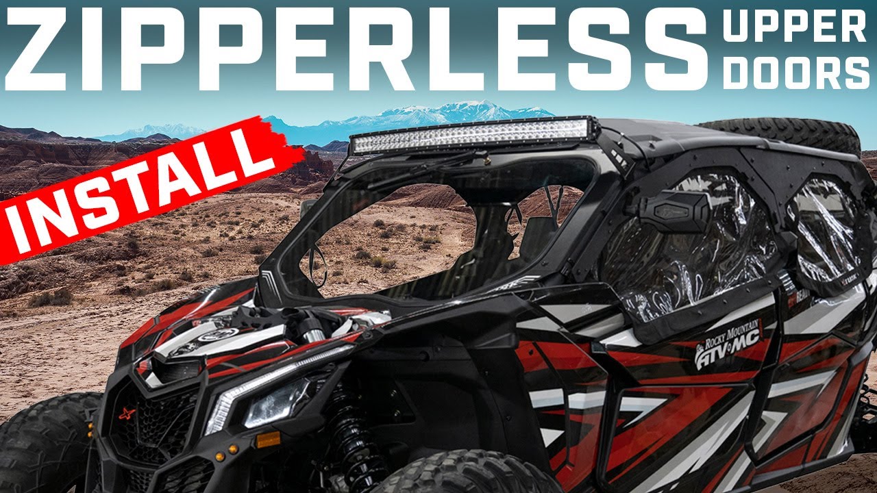 How To Install Tusk Zipperless Upper Doors on a Can-Am Maverick X3 Max