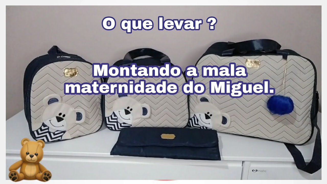 Arrumando a mala maternidade do Miguel !