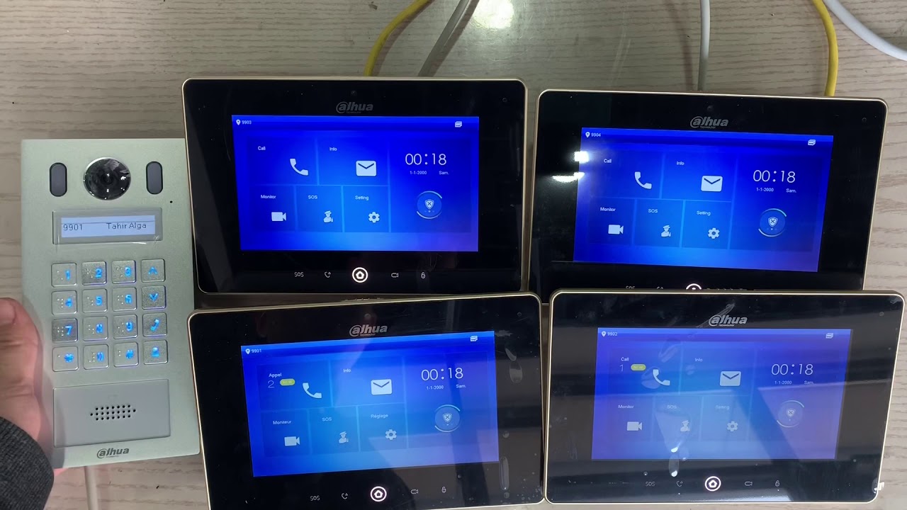 Dahua VTO6221E-P work test