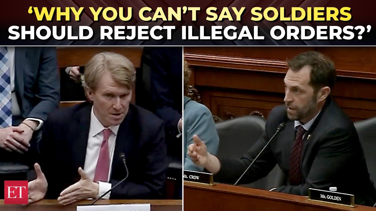 'You lack moral clarity…’: Jason Crow hammers Pentagon Official on army following illegal orders