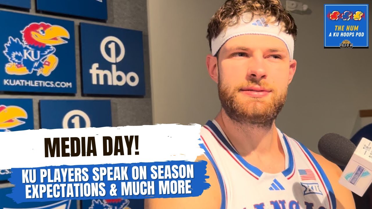 Players speak at Kansas basketball media day! | The Hum: a KU Hoops Podcast (Ep. 41)