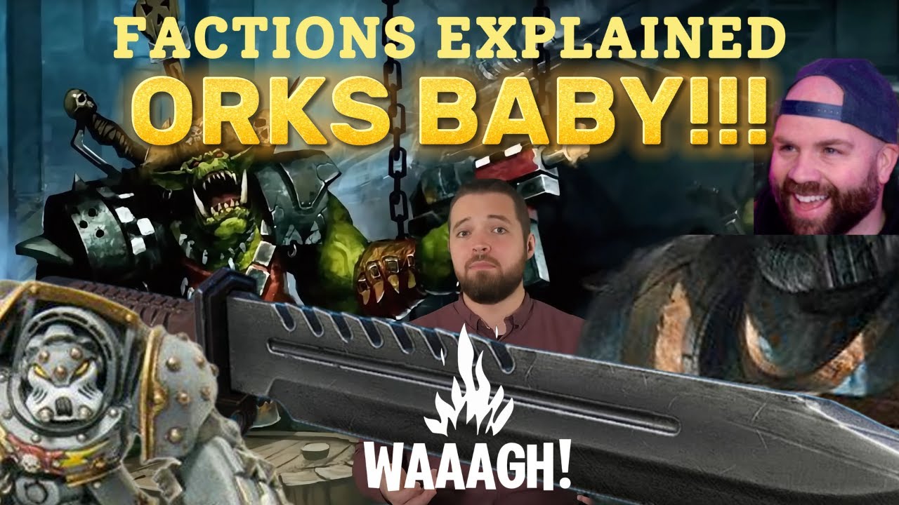 Я новичок в Warhammer. Реакция на видео с объяснением фракций от Bricky. ОРКИ!