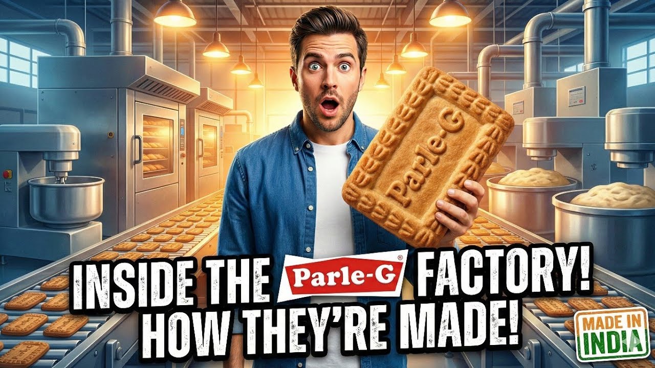 Inside the Parle-G Factory: How parle g biscuits are made (Full Process)| NextGen Factory Films