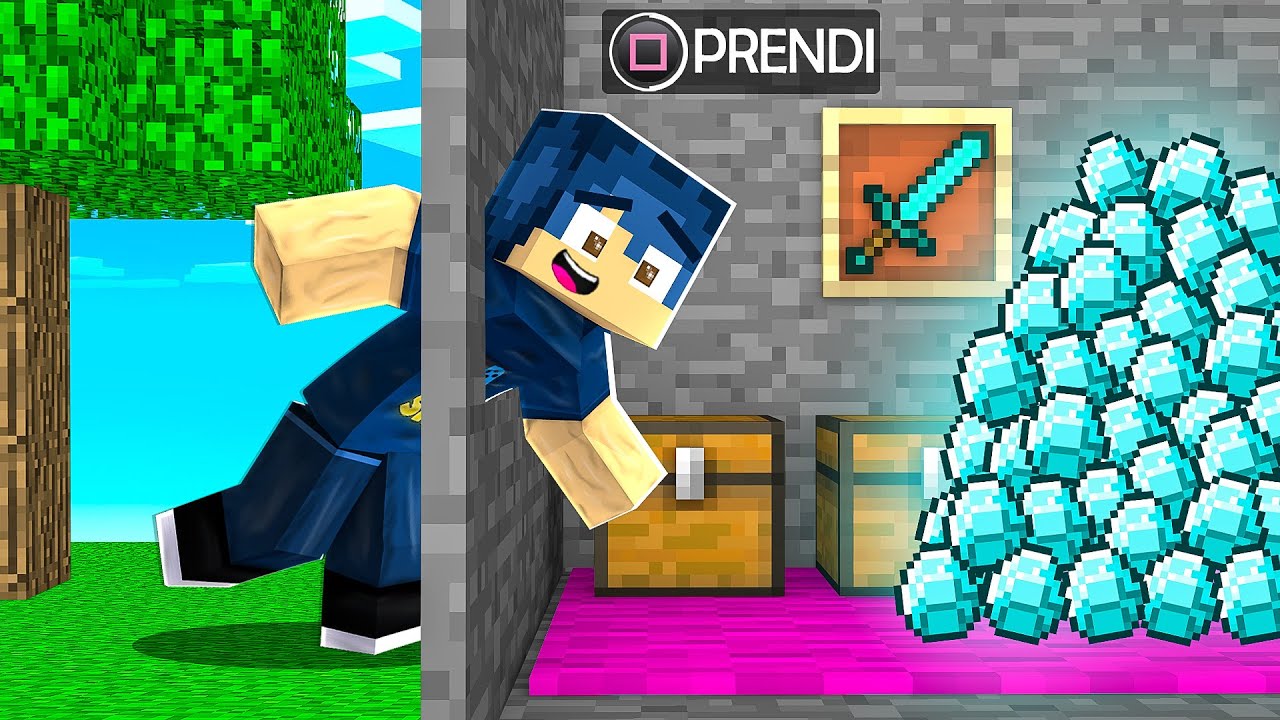 USO I CHEAT PER NASCONDERE I DIAMANTI DAI MIEI AMICI! - MINECRAFT