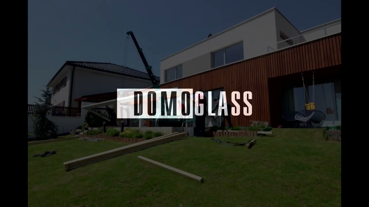 Ako postaviť prístrešok na terasu pre dome | Časozberné video z montáže | DOMO GLASS
