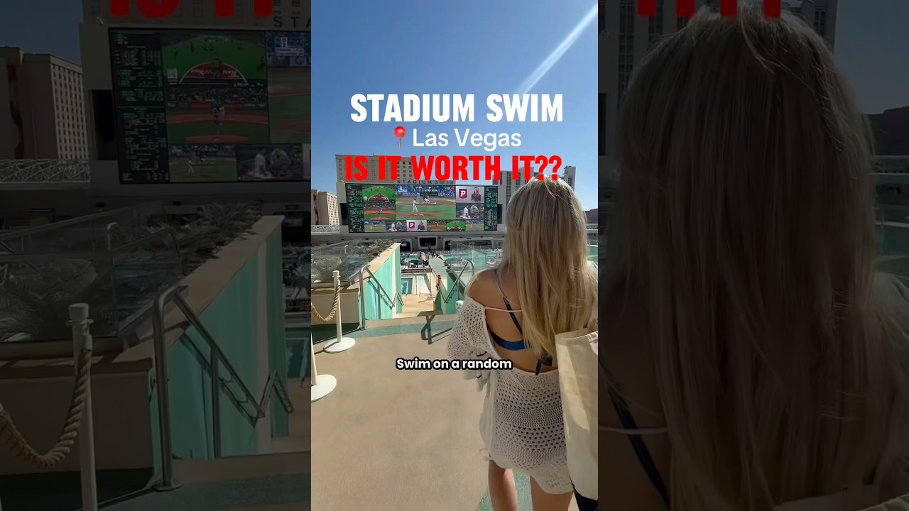 Stadium Swim In Las Vegas Is The BEST Place To Watch Sports #vegas #lasvegas #sports #baseball #mlb