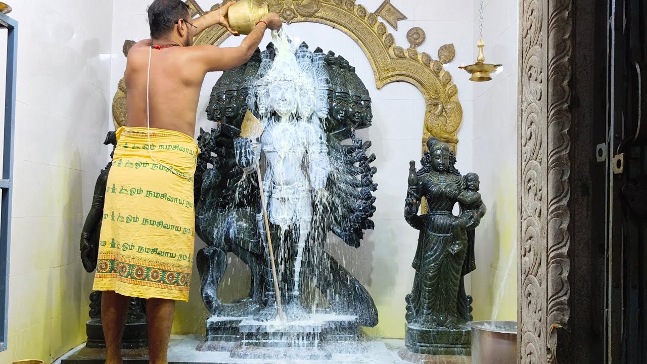SRI VISHWAROOPA SUBRAMANYASWAMY THAI PUSAM ABISHEGAM 11 HEADS MURUGAN #தைப்பூசம் #thaipusam #murugan
