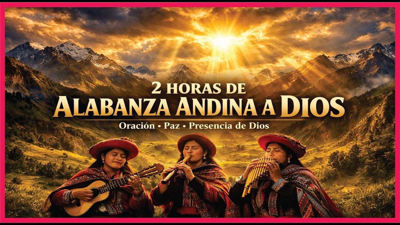2 HORAS DE ALABANZA ANDINA A DIOS | Música Cristiana con Charango, Quena y Zampoña