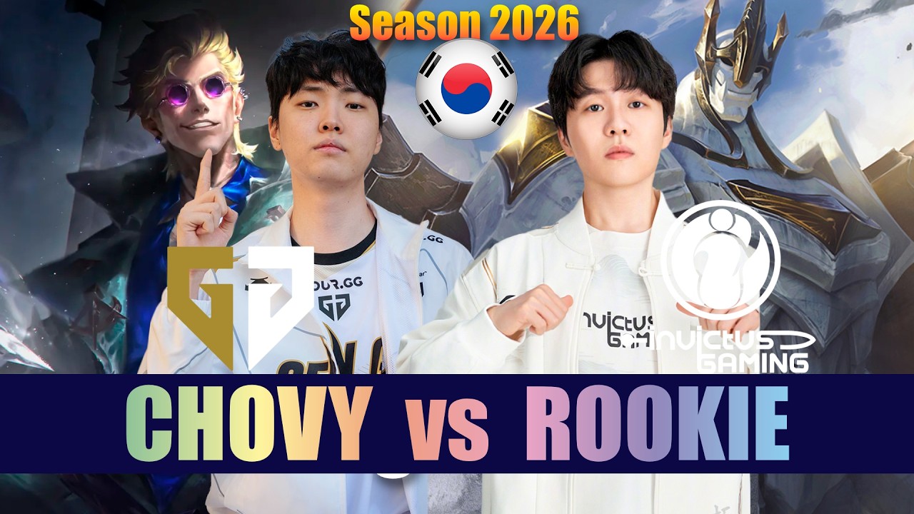GEN Chovy vs IG Rookie - Chovy LOCKE vs Rookie GALIO Mid - Patch 26.18 KR Ranked | lolrec