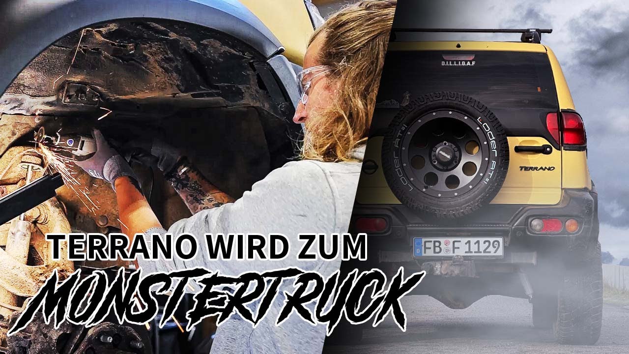 Wir bauen bauen einen Monstertruck 🤩 Trailmaster Offroad Fahrwerk für den Nissan Terrano!
