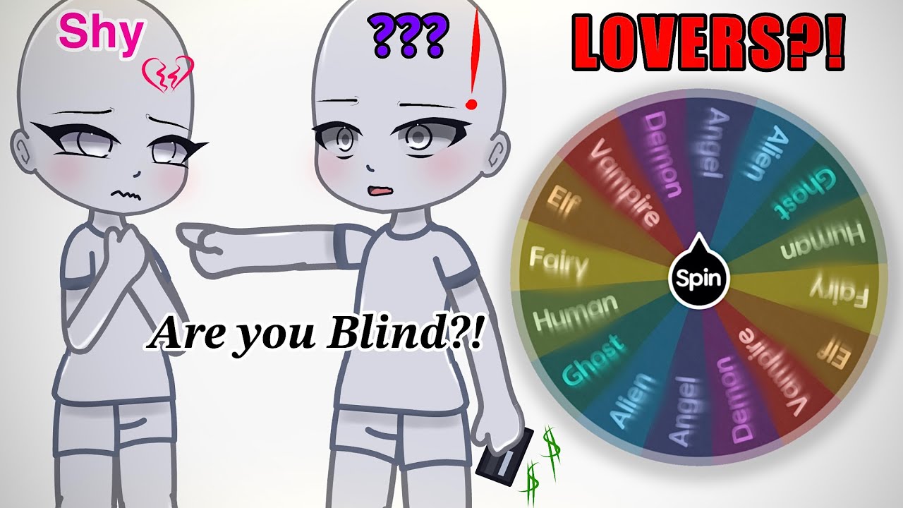 Making a Couple OC [Shy x Rich & Bold Edition] 🤑(LOVERS?!)  (Spin The Wheel!) || Gacha Challenge