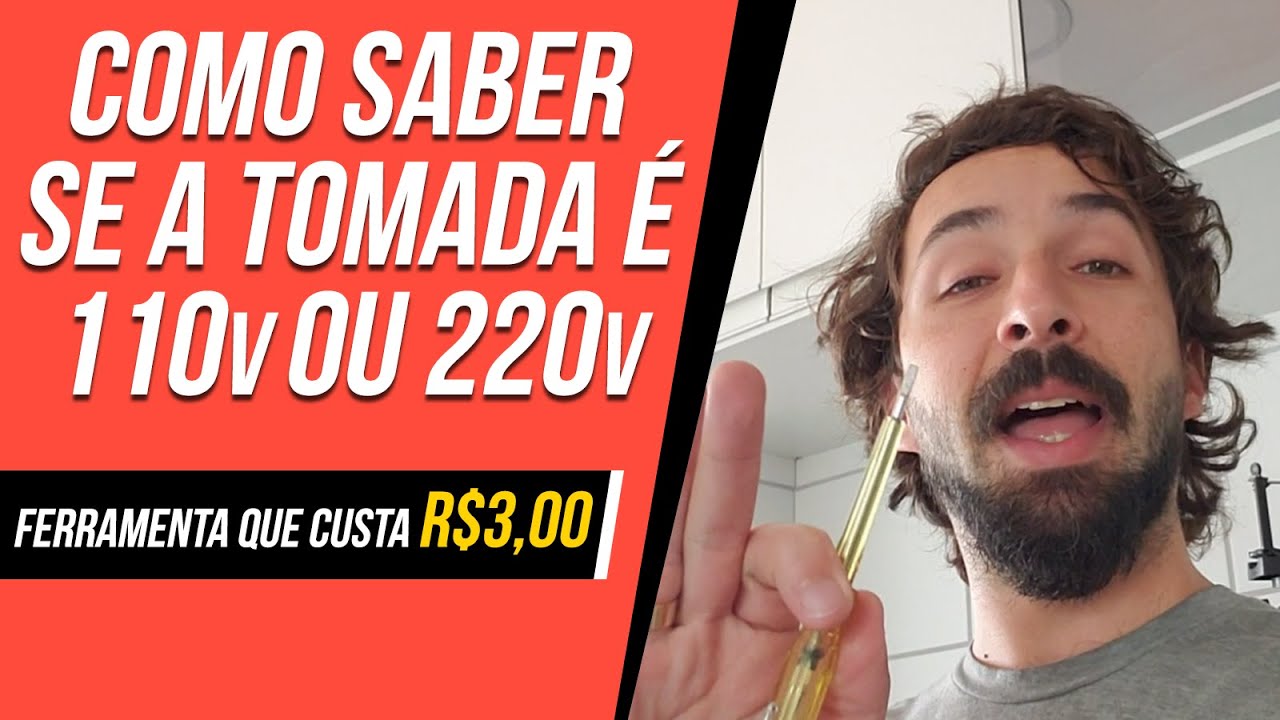 Como saber se a TOMADA &Eacute; 110v ou 220v? (Como descobrir a VOLTAGEM DA TOMADA)