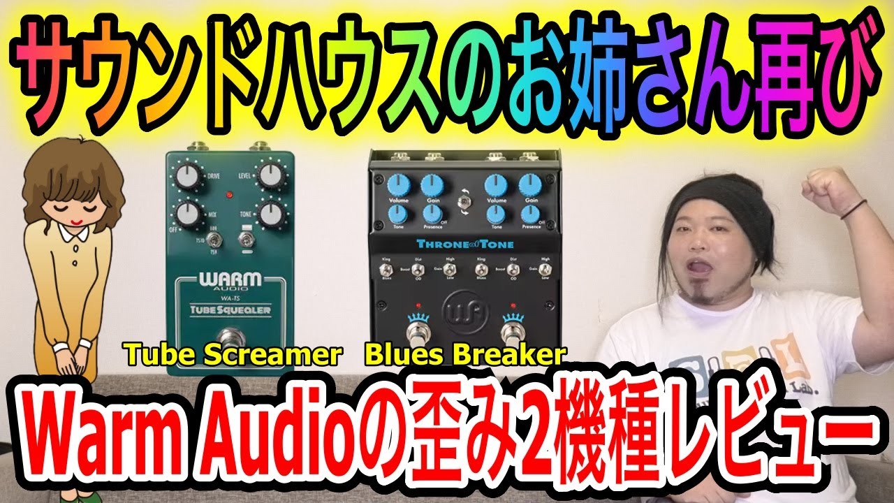 【歪み系】Tube Squealer＆Throne of Tone徹底レビュー【Warm Audio】