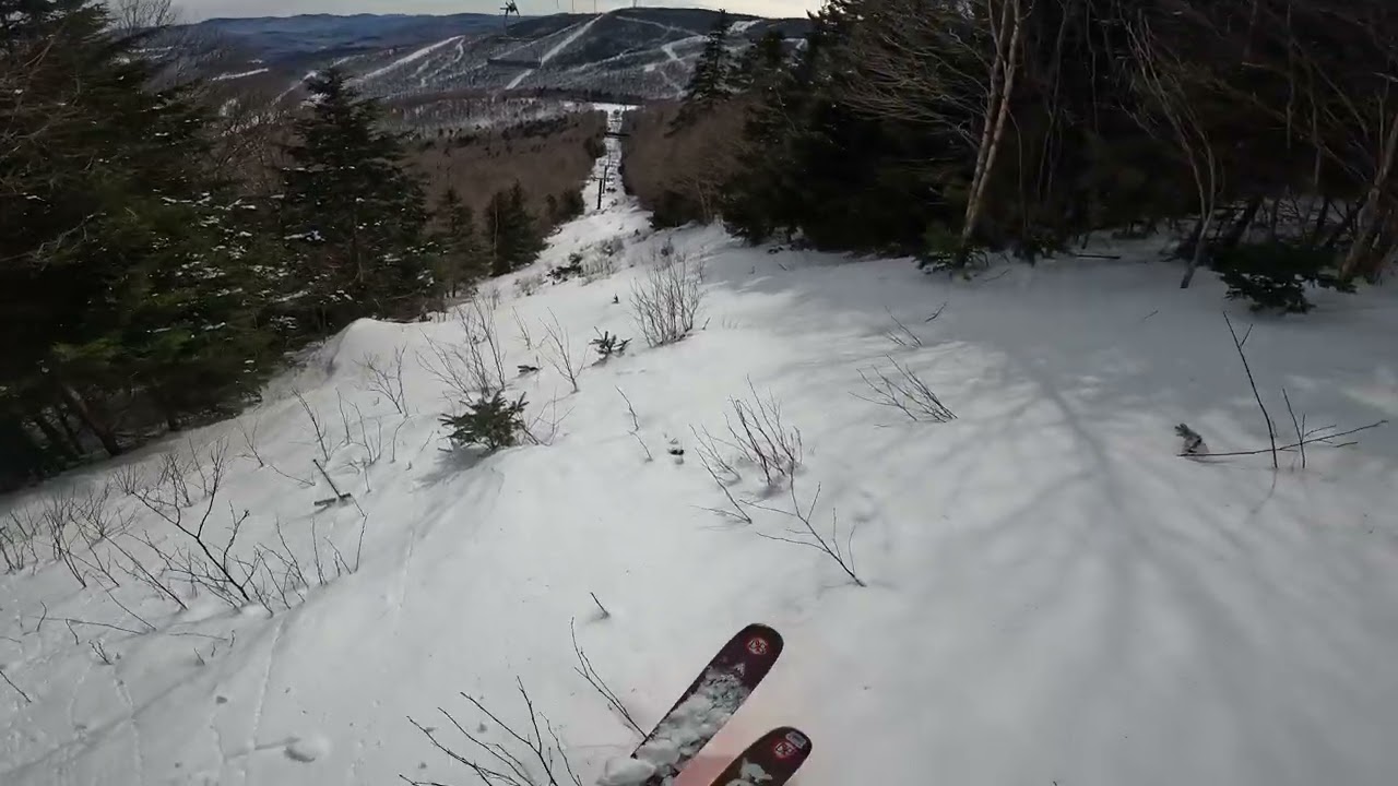 Out of Bounds - Slide Brook Express Liftline (Towards Lincoln Peak) - Sugarbush (2024)