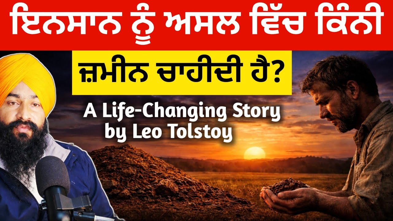 ਇਹ ਕਥਾ ਸੁਣ ਕੇ ਤੁਹਾਡੀ ਸੋਚ ਸਦਾ ਲਈ ਬਦਲ ਜਾਵੇਗੀ | Tolstoy’s Eye-Opening Story #katha #motivation 
