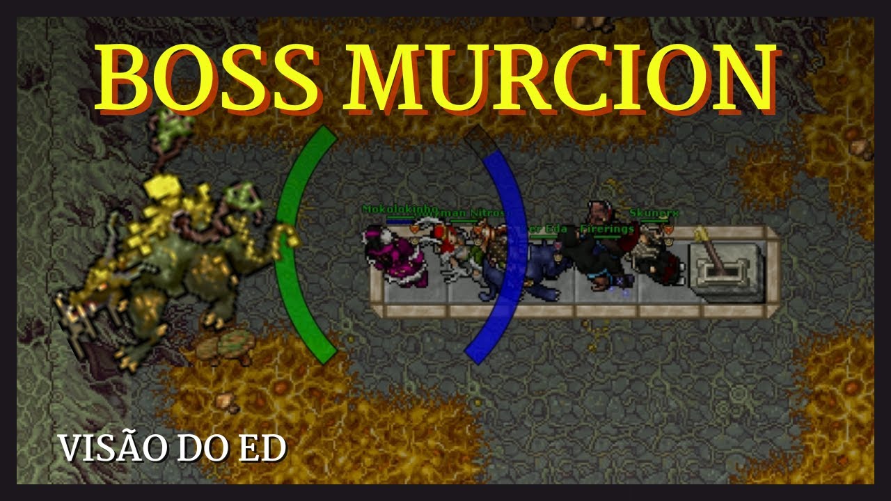 Tibia Boss MURCION &ndash; Rotten Blood Quest (vis&atilde;o do ED)