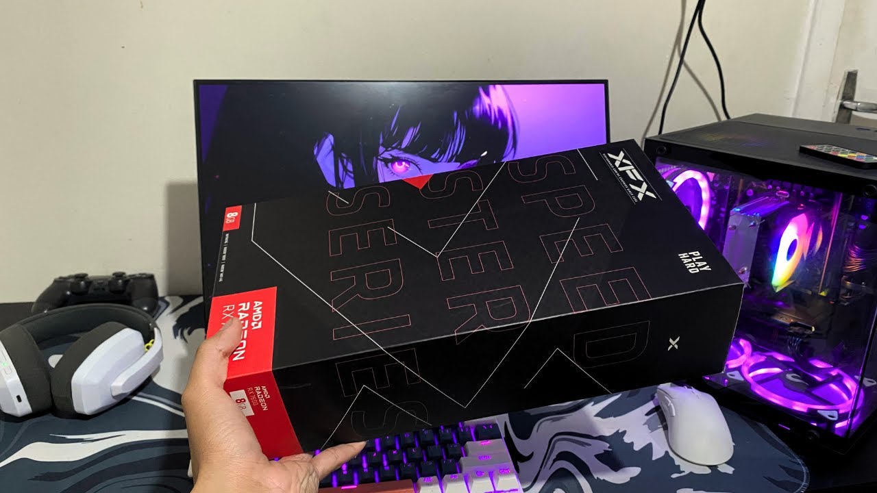 Tunando meu PC humilde com uma RX 7600 FOUNDERS EDITION