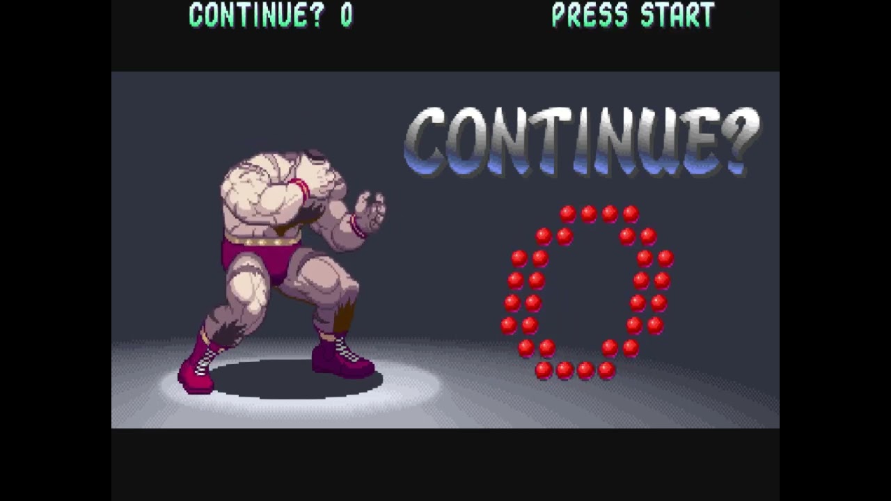 Game Over: Street Fighter Alpha 2 Gold (PlayStation 2)