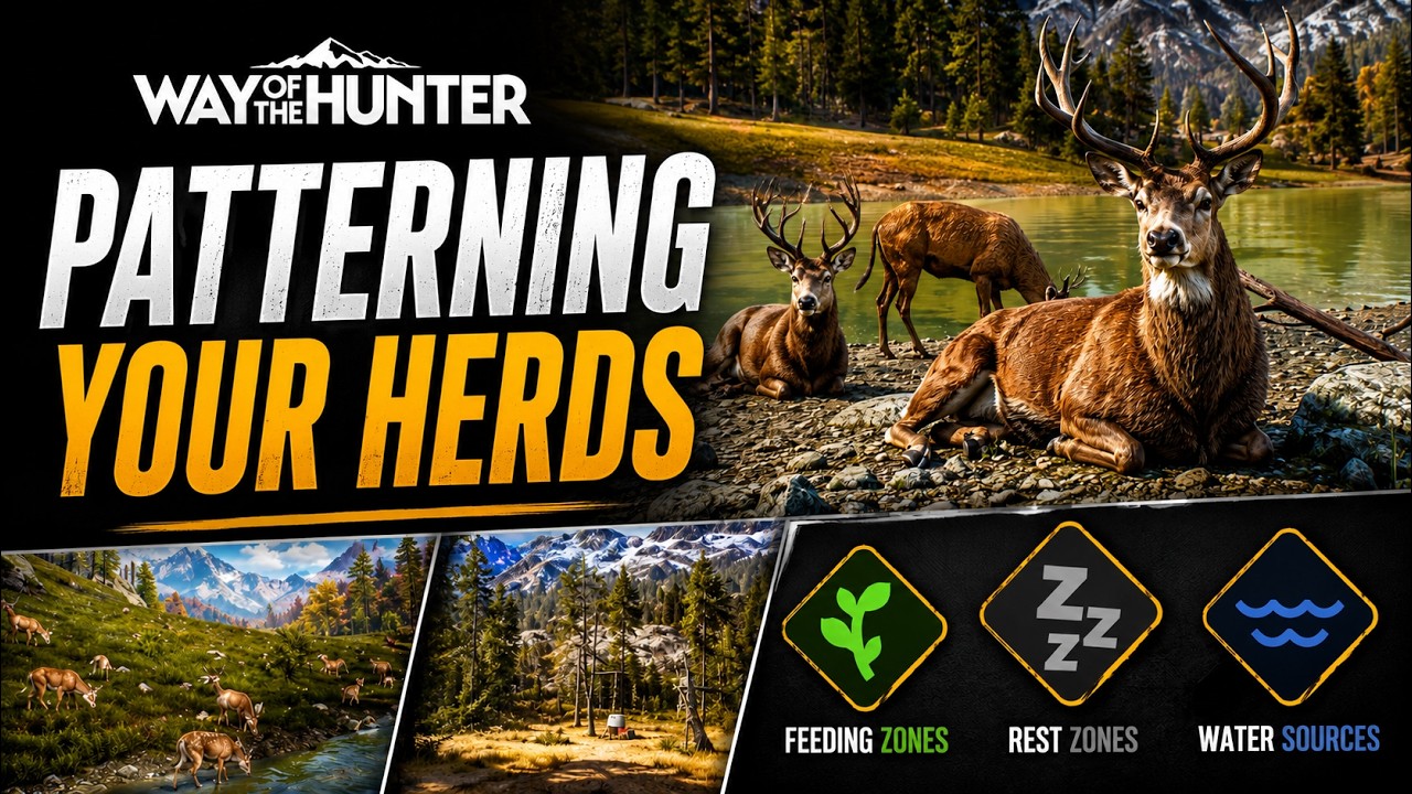 Finding NEED ZONES and PATTERNING Animals from START to FINISH - DOES IT WORK? | Way of the Hunter