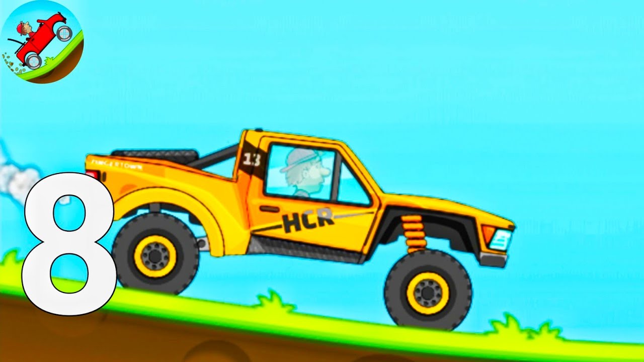 Hill Climb Racing Gameplay Walkthrough Part 8 | Trophy Truck 🔥 Desert Race (Android / iOS)
