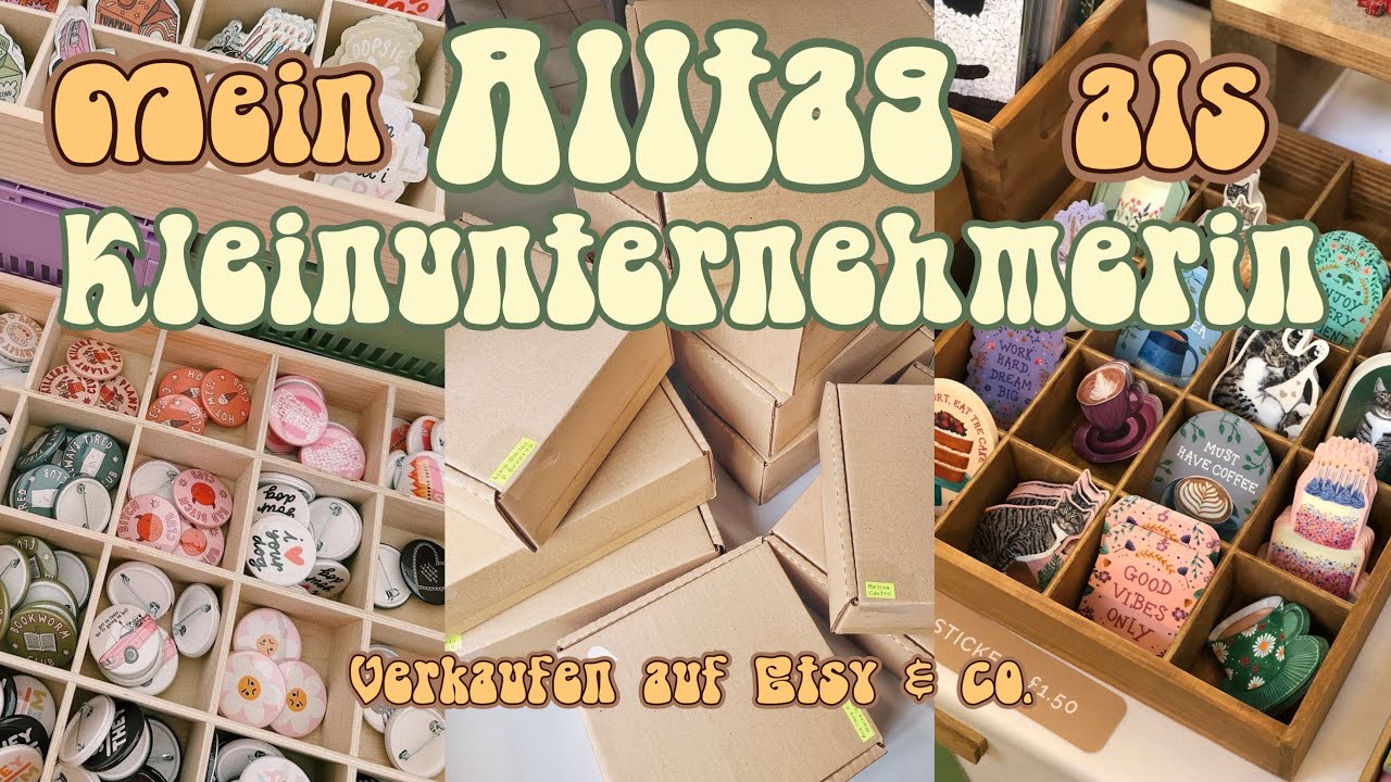 Mein Alltag als Etsy Star Seller ⭐️  Das Leben als Kleinunternehmerin ☕️